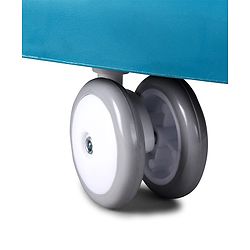 Babyhug 2 In 1 Multifunctional Baby Walker Cum Rocker With 3 Level Height Adjustment Musical Play Tray & Monkey Toy - Sea Green
