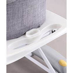 Babyhug 2 In 1 Multifunctional Baby Walker Cum Rocker With 3 Level Height Adjustment Musical Play Tray & Monkey Toy - Sea Green