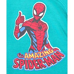 Babyhug Marvel Interlock Knit Wash cloth With Spider Man Graphics L 28 x B 28 cm Pack of 3 - White Yellow & Blue