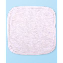 Babyhug Marvel Interlock Knit Wash cloth With Spider Man Graphics L 28 x B 28 cm Pack of 3 - White Yellow & Blue