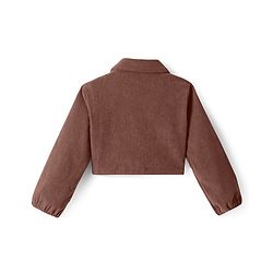 Babyhug Cotton Knit Full Sleeves Solid Shirt & Legging Set - Rust Orange