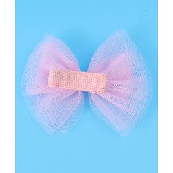 Babyhug Hair Pins And Clips With Bow & Heart Applique Pack of 5 - Pink