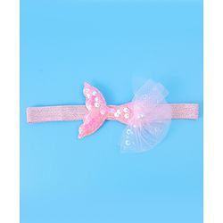 Babyhug Headbands With Bow Applique Pack of 5 - Pink