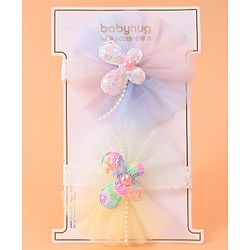 Babyhug Headbands With Butterfly Applique Pack of 2 - Pink