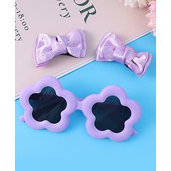 Babyhug Hairband & Sunglasses Combo Set Free Size - Purple