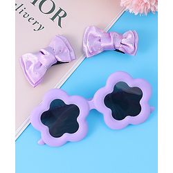 Babyhug Hairband & Sunglasses Combo Set Free Size - Purple