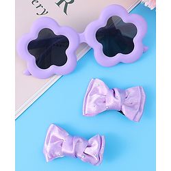 Babyhug Hairband & Sunglasses Combo Set Free Size - Purple