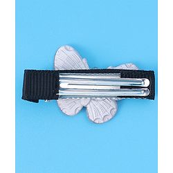 Babyhug Hair Pins with Butterfly Applique Pack of 4 - Multicolor
