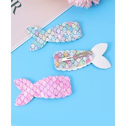 Babyhug Sequin & Pearl Embellished Hair Accessories Combo Set Pack of 4 - Multicolor