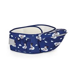 Babyhug Disney Mickey Mouse 9-in-1 Ergonomic Baby Carrier with Hip Seat: Breathable fabric, Detachable hood, Padded straps, Pocket storage, and 9 carrying positions for babies up to 15 kg- Dark Blue