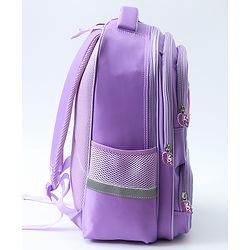 Babyhug Backpack With Unicorn Print Purple - Height 16.5 Inches