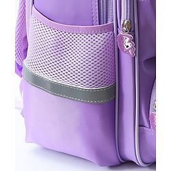 Babyhug Backpack With Unicorn Print Purple - Height 16.5 Inches