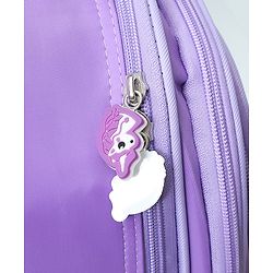 Babyhug Backpack With Unicorn Print Purple - Height 16.5 Inches