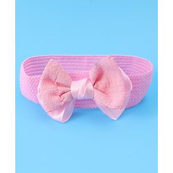 Babyhug Headbands With Bow Applique Pack of 3 - Multicolor