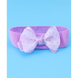 Babyhug Headbands With Bow Applique Pack of 3 - Multicolor