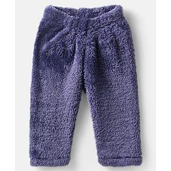 Babyhug Woven Full Sleeves Hooded Fur Winter Wear Suit with Colour Block Design - Navy Blue