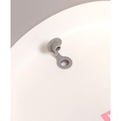 Babyhug Disney Foldable Baby Bathtub with Heat Sensitive Drain Plug & Mickey & Friends Graphics - White