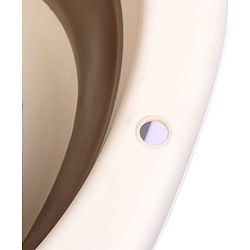 Babyhug Disney Foldable Baby Bathtub with Heat Sensitive Drain Plug & Mickey & Friends Graphics - White