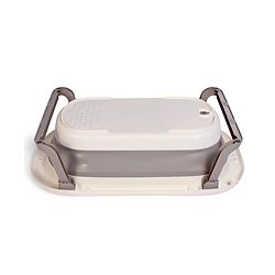 Babyhug Disney Foldable Baby Bathtub with Cushion & Mickey & Friends Graphics -White