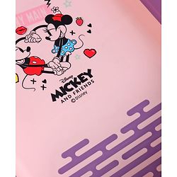 Babyhug Disney Foldable Baby Bathtub with Cushion & Mickey & Friends Graphics -White