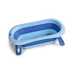 Babyhug Disney Foldable Baby Bathtub with Cushion & Mickey & Friends Graphics -White