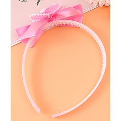 Babyhug Hair Accessories Combo Sets with Bow Applique - Pink