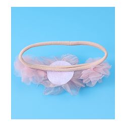 Babyhug Hair Rubber Bands Free Size Pack of 3 - Pink