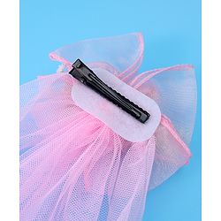 Babyhug Kids Veil With Floral Applique Free Size - Pink