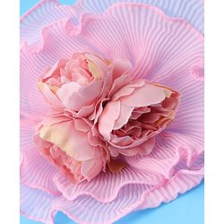 Babyhug Hairband with Floral Applique Free Size - Pink