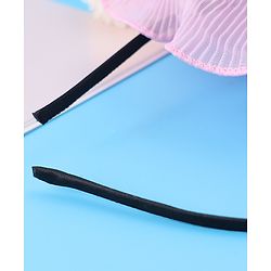 Babyhug Hairband with Floral Applique Free Size - Pink