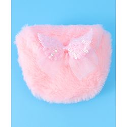 Babyhug Free Size Sling Bag With Bow Applique - Pink