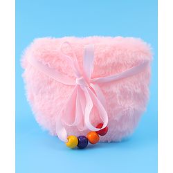 Babyhug Free Size Sling Bag With Bow Applique - Pink