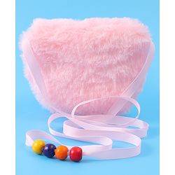 Babyhug Free Size Sling Bag With Bow Applique - Pink