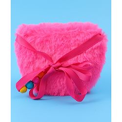 Babyhug Free Size Sling Bag With Bow Applique - Fuchsia