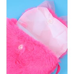 Babyhug Free Size Sling Bag With Bow Applique - Fuchsia