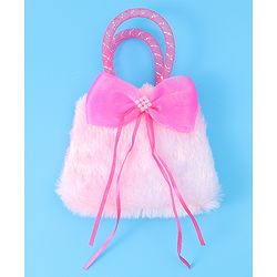 Babyhug Free Size Sling Bag With Bow Applique - Pink