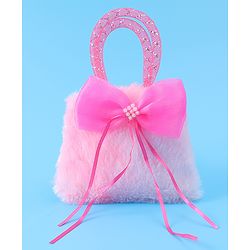 Babyhug Free Size Sling Bag With Bow Applique - Pink