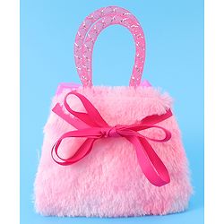 Babyhug Free Size Sling Bag With Bow Applique - Pink