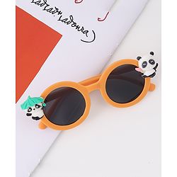 Babyhug Free Size Sunglasses with Bear Applique - Orange