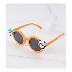 Babyhug Free Size Sunglasses with Bear Applique - Orange