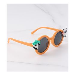 Babyhug Free Size Sunglasses with Bear Applique - Orange