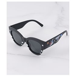 Babyhug Free Size Sunglasses Space Themed Print - Black