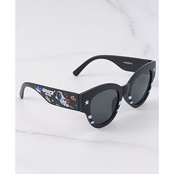 Babyhug Free Size Sunglasses Space Themed Print - Black