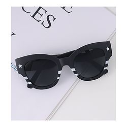 Babyhug Free Size Sunglasses Space Themed Print - Black