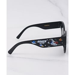 Babyhug Free Size Sunglasses Space Themed Print - Black