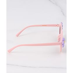 Babyhug Sunglasses With Floral Applique - Pink & Purple