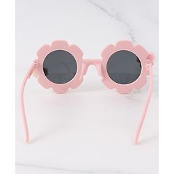Babyhug Free Size Sunglasses With Floral Applique - Pink