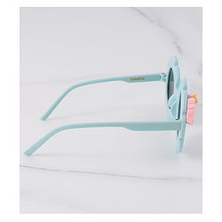 Babyhug Floral Shaped Sunglasses Free Size - Blue