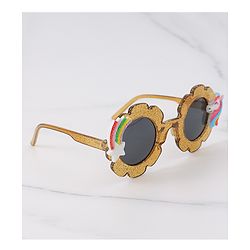 Babyhug Free Size Unicorn Applique Sunglasses - Blue