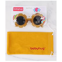 Babyhug Free Size Unicorn Applique Sunglasses - Blue